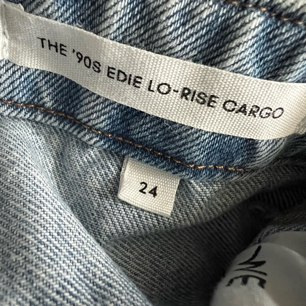 Aritzia Denim Forum The '90s Edie Lo-Rise Cargo Jean - Picture 9 of 11